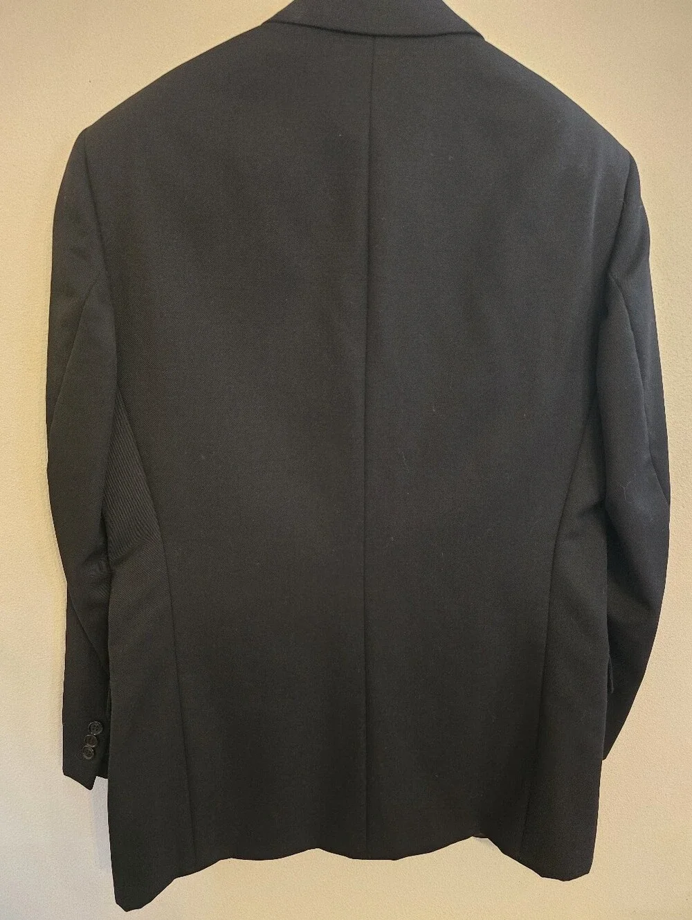 Brandini Le Collezioni Tailored for Robinson's Pure Wool Black Blazer 38R